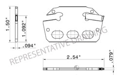 ISCAR DGAMM 38-3 D-Grip series Neutral Indexable Modular Cutoff Blade 2301659