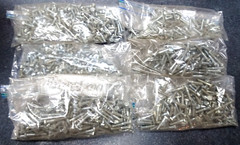 1/4″ Steel Bolts-20 Grade 5 Coarse Thread Bolts Bulk Bin Lot (12 Pounds)