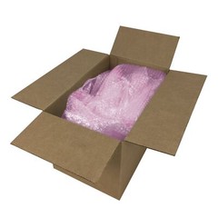 UOFFICE Polyethylene Pink Anti-Static Small Bubble Roll 175′ x 12″