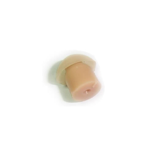 Flesh Colored Replacement Earbud for Two-Way Radio Coil Tube Surveillance Kits