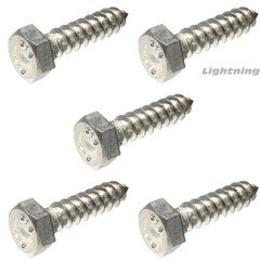 316 Marine Grade Stainless Steel Hex Head Lag Bolt Screw 5/16 x 1-1/4” Qty 50