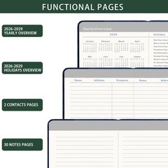 2026-2028 Pocket Calendar/Planner – 3 Year Monthly Pocket Calendar