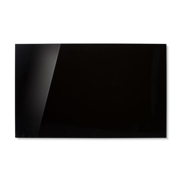 Black Cast Acrylic Sheet 12” x 20” x 1/4” Thick Glossy Proofgrade®