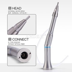 Dental Implant 1:1 Staight 20 Deg Contra Angle Handpiece External Water Spray