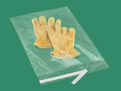25 Pack Clear 9 x 12 Resealable Poly bags Uline self-seal adhesive lip 1.5 MIL