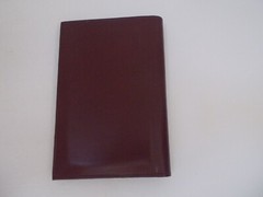 VTG 1981 EDWARD HARVEY Brown Kidskin Leather Address Book