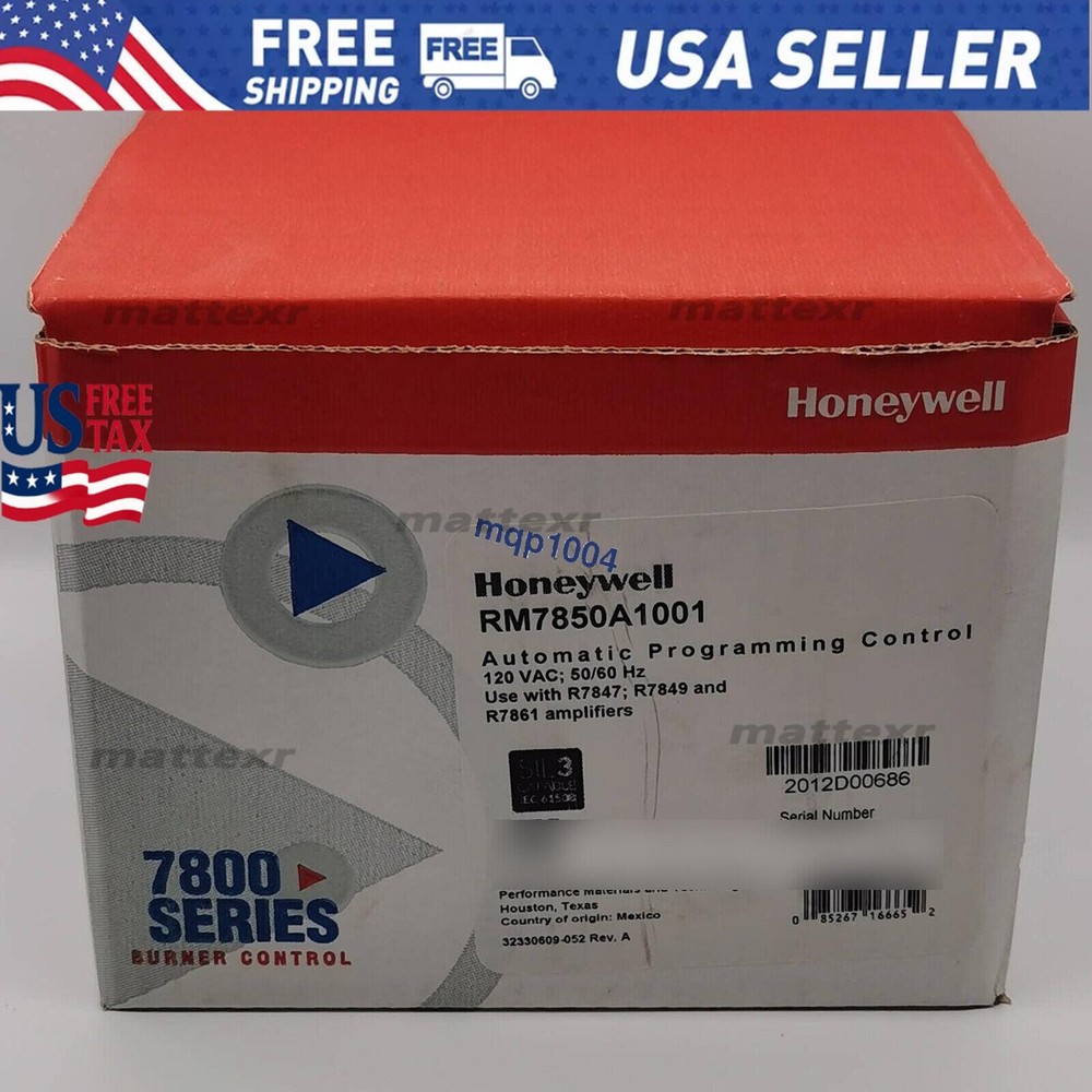 1PC New Honeywell Burner Control RM7850A1001 RM7850 A 1001 FREE SHIPPING