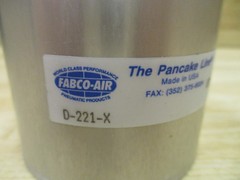 Fabco-Air D-221-X The Pancake Line Pancake Cylinder D221X