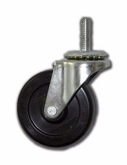 2 1/2″ Swivel Stem Caster with Rubber Wheel & 5/16″ x 1″ Stem