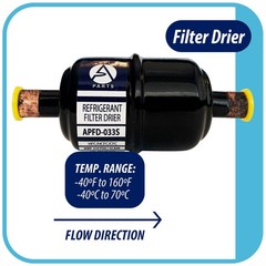 Appli Parts APFD-033S 3/8 in Liquid Line Refrigerant AC Filter Drier hvac Refrig