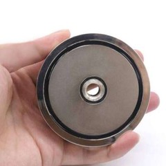 700/500LB Pulling Force Double Sided Round Super Strong Neodymium Fishing Magnet