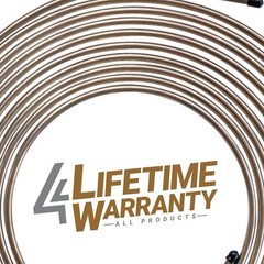 4LIFETIMELINES 25 ft 1/4 True Copper-Nickel Alloy Non-Magnetic Brake Line USA
