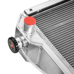 4 Row 62MM Radiator Fit Case Backhoe 570 580SSL 590SL 4300 P85 234876A1.234882A1