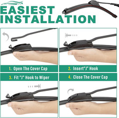 Windshield Wiper Blades,Car Wipers Blade 26X16 Inch with Premium Rubber and Stab