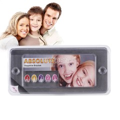 ABSOLUTE Dental Ortodoncia Brace Zafiro Cerámica Mini Roth 022 /018 Gancho 345