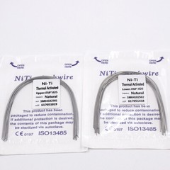 Dental Ortho Thermal Activated Niti Arch Wire Rectangular Ovoid/Square/Natural