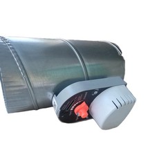 Aprilaire 6506 Damper (Galvanized Steel, 24VAC, 6in, Round)
