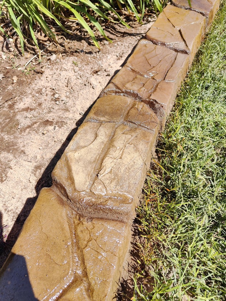 1 Concrete Landscape Curbing Texture Ransom Canyon Natural Stone Stamps
