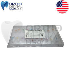 Sapphire Bracket W/H 3, 4, 5 .022″ 20 pcs Seller USA Seller Orthodentalusa Corp