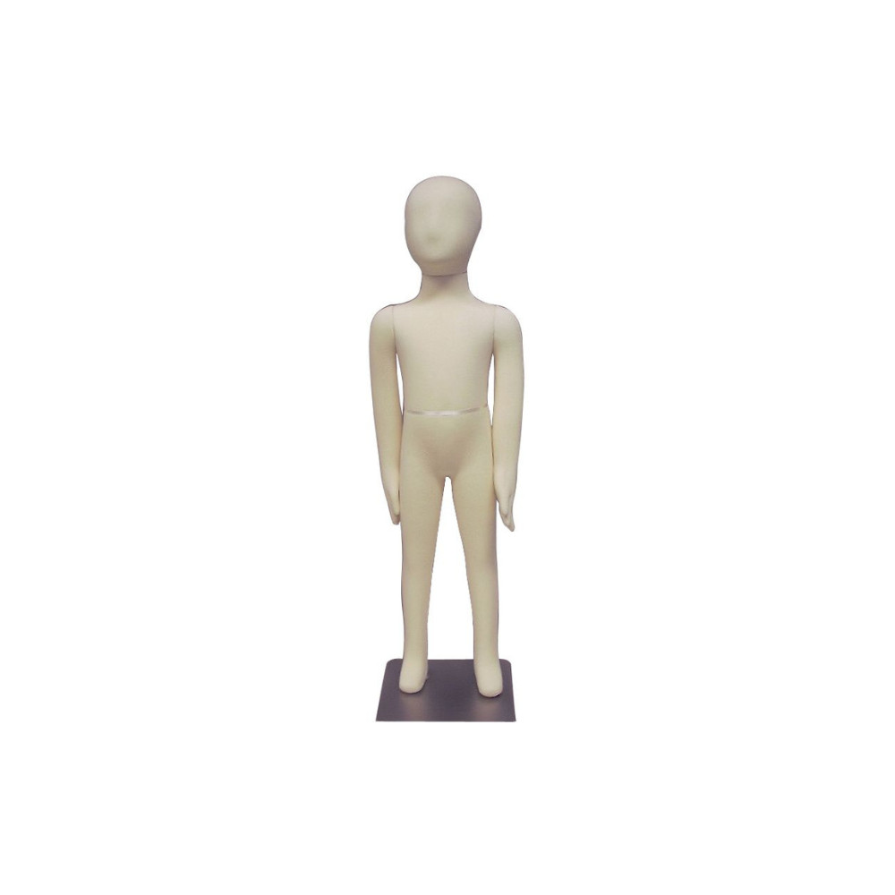 Child Flexible Full Body 3 Year Old Mannequin Dress Form with Removable Head