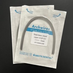 10Pcs Dental Orthodontic Arch Wire Stainles Steel Rectangular Ovoid/Nature Form