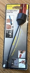 Nite Ize Fiber Optic Adapter AA 7” w/ Duracell LED Flashlight + NEW AAA Batt’s