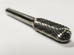 SC3LD Cylindrical Tungsten Carbide Burr Bur Cutting Tool Die Grinder Bit 1/4″