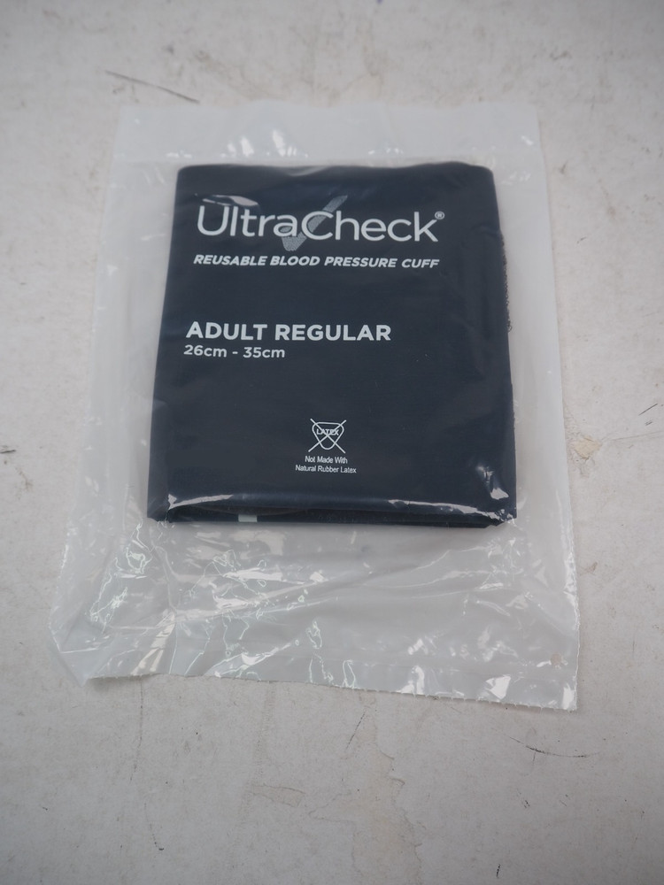 26-35cm UltraCheck Adult Regular Blood Pressure Cuff 1 Tube Welch Philips – NEW