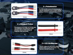 92PCS Automotive Circuit Test Lead Kit Multi Electrical Breakout Lead for Cars