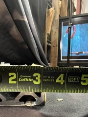 Bosch Rexroth 45×80 Aluminum T-Slot Extrusion Strut Profile 865 mm 34″” Long