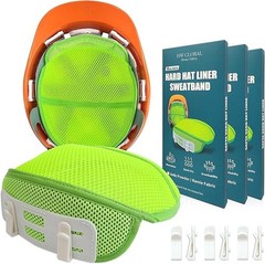 3PCS Hard Hat Liner Sweatband Work Safety Helmet Accessories Washable Cool Mesh