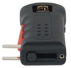 Stun Master POLICE BLACK MINI Stun Gun 4 .8 Milliamp Rechargeable LED FLASHLIGHT
