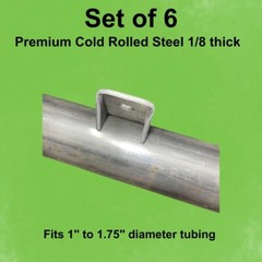 Roll Cage trick tabs-Heavy Duty Set of (6)-3/8 inch hole-rock crawler, RZR, 3/16