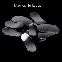 100 Pcs Dental Sectional Contoured Metal Matrices Refill Matrix Band 35um TOR VM
