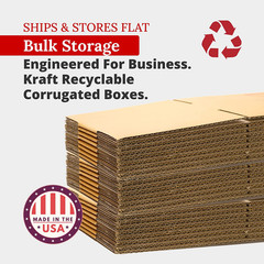 12 X 4 X 4 Corrugated Cardboard Boxes, Long 12″L X 4″W X 4″H, Pack of 25 | Shipp