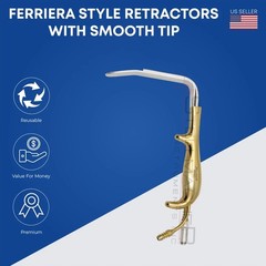 FERRIERA Style Retractors With Smooth Tip 25 x 150mm Plastic Surgery Instrument