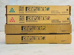 4 Genuine Ricoh MPC3503,C3003,C3504 CMYK Toners 841813, 841814, 841815, 841816