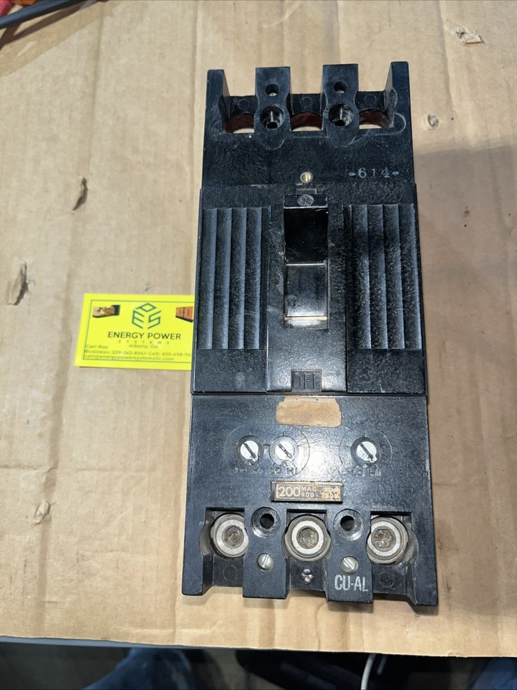 GE TFJ236200 Circuit Breaker 200A 3P 600VAC