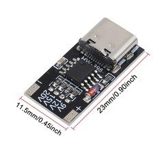 5 pcs USB-C PD Trigger Board PD/QC Fast Charger Module Supports 9V 12V 15V 20V