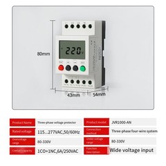JVR1000AN Voltage Phase Protector for Optimal Electrical Safety 115277V