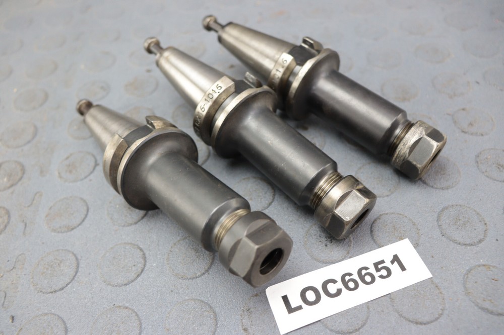 BT30 TECHLEADER ER16 COLLET CHUCK TOOL HOLDER BT30-ECX16-101.6 LOT OF 3 LOC6651