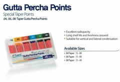 Meta – Biomed Length Marked Gutta Percha Points 120/PK All Sizes Vial Packaging