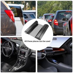 Car Tinting Film Top Front Windshield Foil Solar Gradient 20X150cm (Black) L5S7