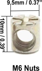 Kit De Reemplazo De Tornillos Para Cuna, Juego De 25 M6x40mm/ 50Mm/ 60Mm/