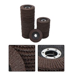 50 Pcs 4-1/2″×7/8″ 40 Grit Premium Zirconia Flap Disc Sanding Grinding Grey