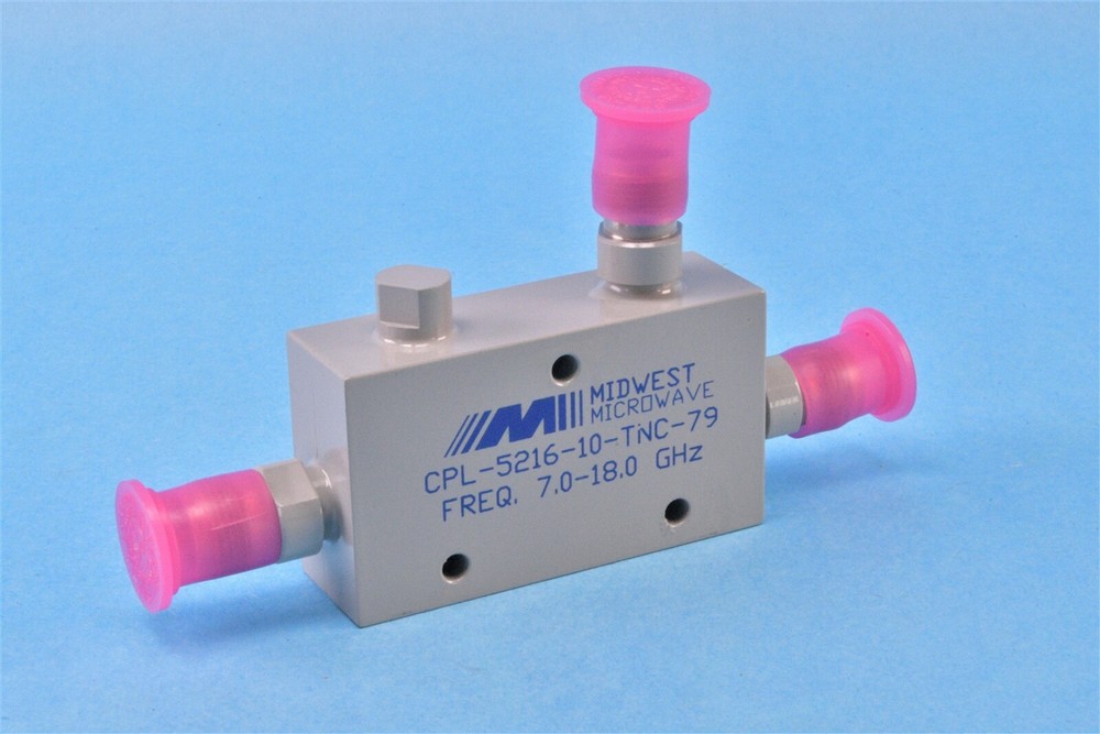 Midwest Microwave RF Directional Coupler 7GHz 18GHz 10dB ± 1dB 50W TNC