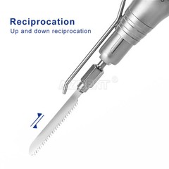AZDENT Dental Straight Low Speed Saw Surgical Handpiece 4:1/3.2:1 ISO E-Type