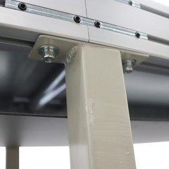 Electric PVC Conveyor Belts System 118in Length 15.7in Width Adjust Speed 110V