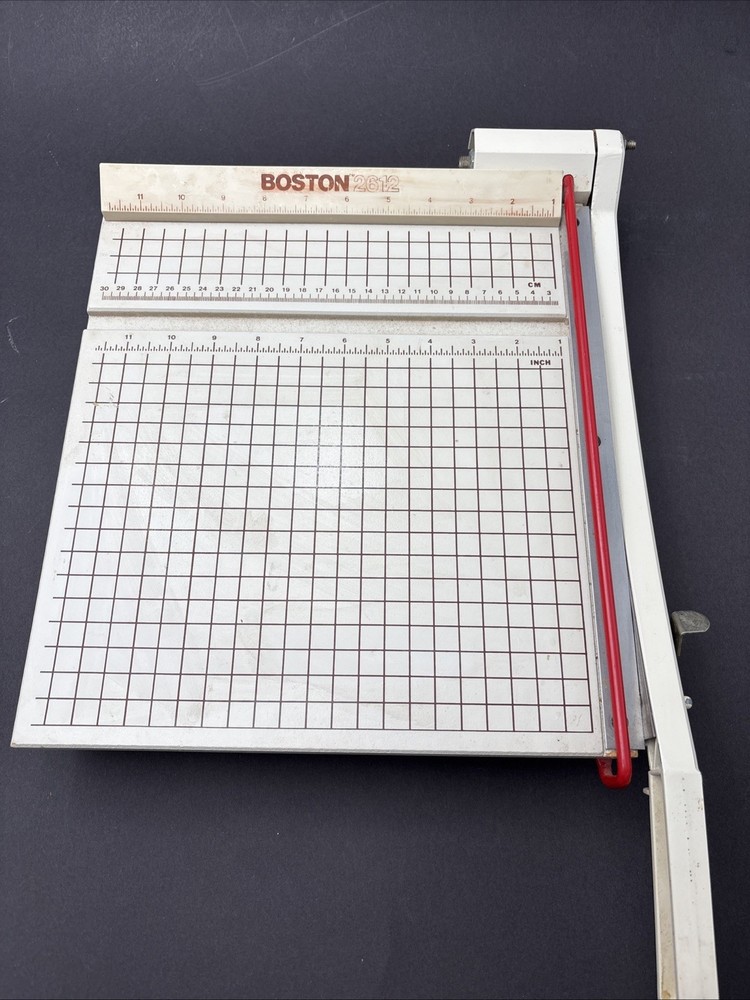 Boston 2612 Heavy Duty 12″ Paper Cutter USA, Heavy Duty Guillotine Type