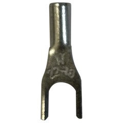 (200) Non-Insulated 22-18 AWG Spade Terminal #6 Fork Uninsulated Wire Connector